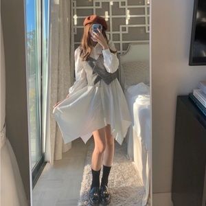 shirt dress with corset